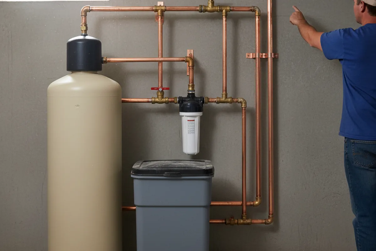 Whole-house water treatment system installed in Mc Dowell